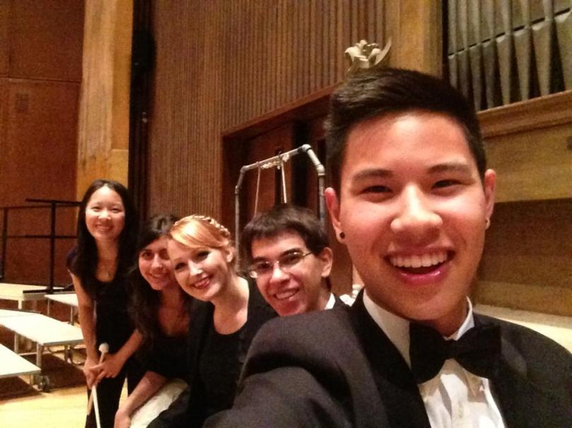 Percussion section, year one. 