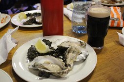 Oysters and Guinness. 